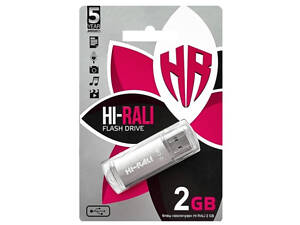 USB флеш накопитель Hi-Rali 2GB HI-2GBRKTSL (Гарантия 3года)