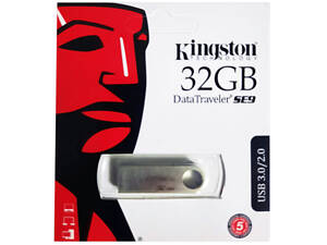 USB флеш накопитель Kingston SE9 32Gb (DTSE9H) (Гарантия 3года)