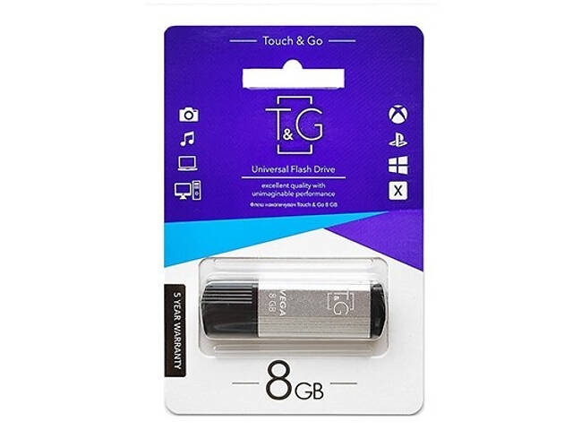 USB флеш накопитель TG метал серия 8GB/ TG121 (Гарантия 3года) - Фото 1