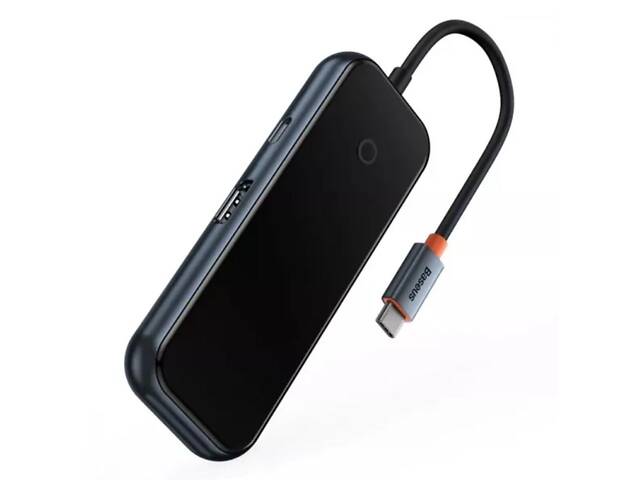 USB-хаб Baseus AcmeJoy 5-Port Type-C HUB Adapter (Type-C to USB3.0*2+USB2.0*1+Type-C PD&Data *1+RJ45*1) yL. - Фото 1