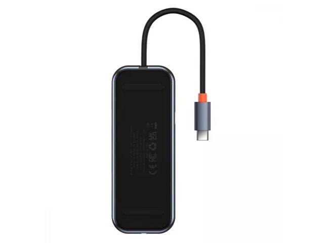 USB-хаб Baseus AcmeJoy 5-Port Type-C HUB Adapter (Type-C to USB3.0*2+USB2.0*1+Type-C PD&Data *1+RJ45*1) yL. - Фото 4