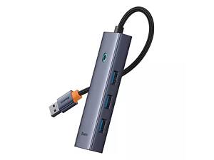 USB-хаб Baseus UltraJoy Series 4-Port HUB Space Grey（USBA to USB3.0*4） yL.