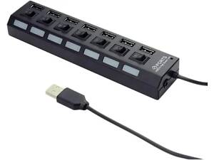 USB-хаб Combi концентратор на 7 портов с подсветкой