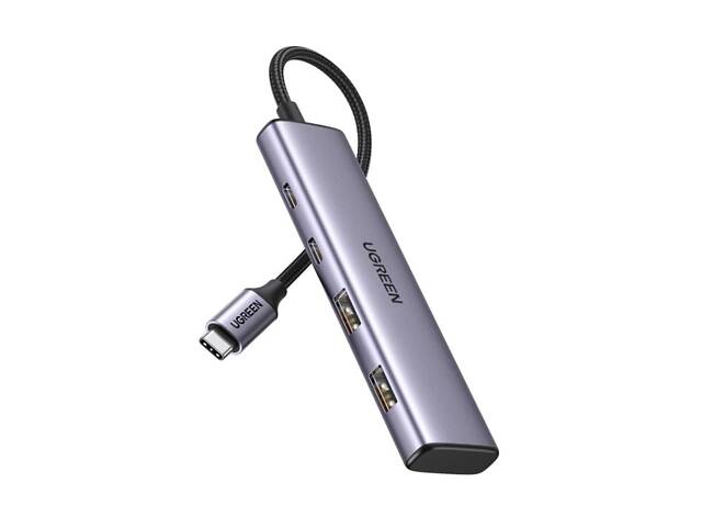 USB-хаб UGREEN 4-Port USB-C Hub yL. - Фото 1