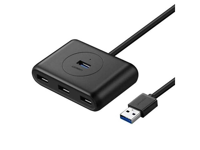 USB-хаб UGREEN USB 3.0 Hub 0.5m (Black) yL. - Фото 1