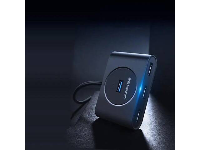 USB-хаб UGREEN USB 3.0 Hub 0.5m (Black) yL. - Фото 2