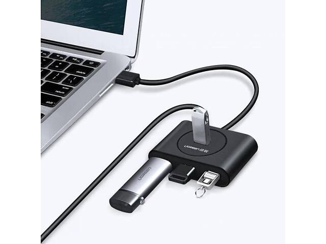 USB-хаб UGREEN USB 3.0 Hub 0.5m (Black) yL. - Фото 5
