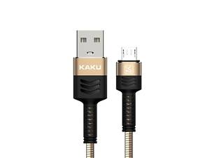 USB кабель Kaku KSC-069 USB - Micro USB 1m, металева оплітка - Gold
