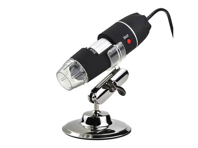 USB микроскоп электронный цифровой с увеличением 1600 x Ootdty DM-1600, подсветка 8 LED - Фото 1