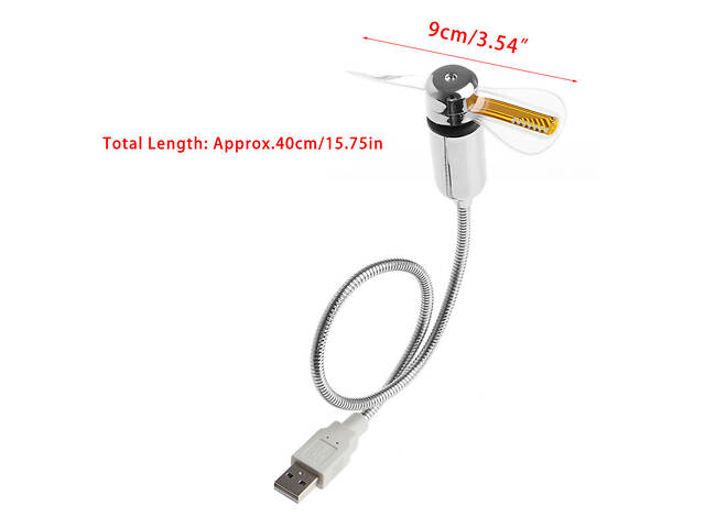 USB вентилятор с часами Deek-Robot №606 - Фото 2