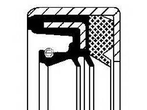 Ущільнююче кільце CORTECO 20034710B на CITROËN VISA
