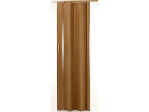 Усиленные двери гармошка глухие, Дуб 850*2030, толщина 12 мм. Двери межкомнатные складные. Доставка