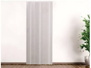 Усиленные двери гармошка глухие, Сандал 850*2030, толщина 12 мм. Двери межкомнатные складные. Доставка