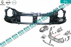 Установочная передняя панель ( окуляр/телевизор ) 8200187234 Nissan/НИССАН INTERSTAR 1998-2010/ИНТЕРСТАР 98-10, Op