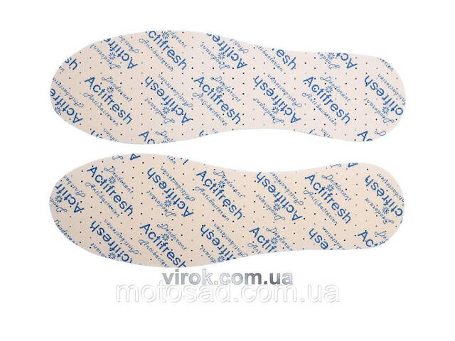 Устілки для взуття з розміром 45/46 антибактеріальна; h= 3,2 мм [50] - Фото 1