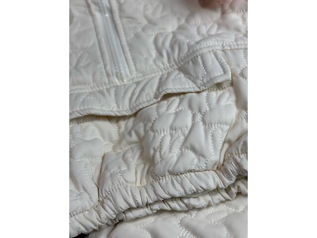 Утепленный костюм с зайчиком белый 10654 , Размер 120 - Фото 4