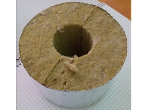 Утеплювач мінераловатний. Циліндр базальтовий фольгований.