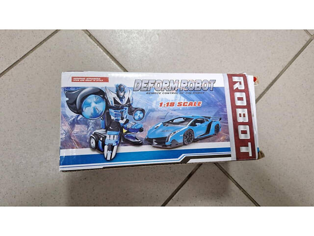 ОЧЕНКА! Машинка-трансформер з пультом Lamborgini (Плохе паковання 2668) - Фото 2