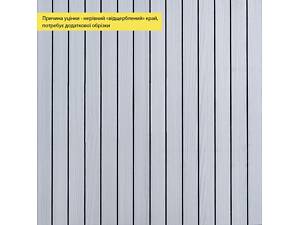 УЦІНКА. Покриття вінілове самоклеюче 3D рейки білий графіт 600*600*2,8мм (D) SW-00002963