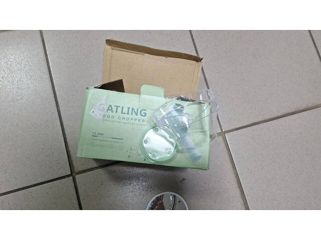 УЦЕНКА! Ручной электрический измельчитель для овощей 4 в 1 Food Chopper Catling (Повреждён контейнер 3103) - Фото 2