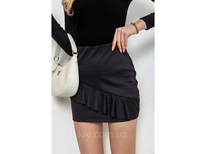 ? Уценка Юбка однотонная, цвет черный,