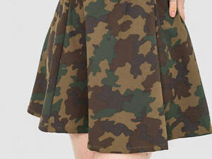 ? Уценка Юбка, цвет хаки, -1