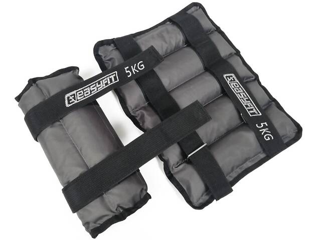 Обтяжувачі для ніг та рук з металом EasyFit Metal 5 кг (пара) - Фото 1
