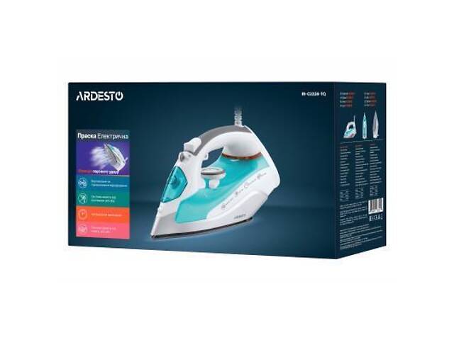 Утюг Ardesto IR-C2228-TQ/2200Вт/280мл/пар/ самоочищення /антикапля /керам (IR-C2228-TQ) - Фото 8