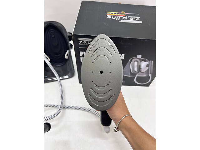 Утюг паровой ручной Zepline ZP-00222 Gray 3000 Вт серый - Фото 4