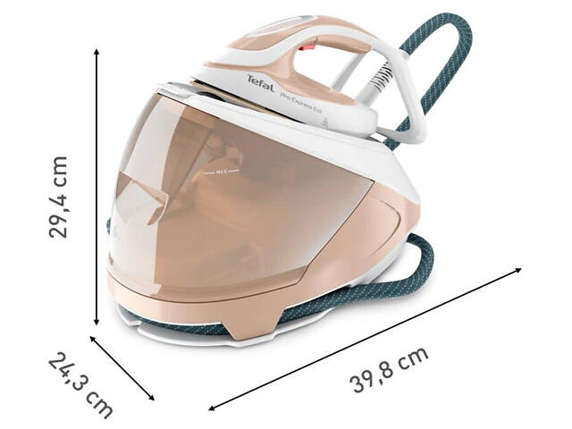 Праска з парогенератором Tefal PRO EXPRESS ECO GV9E22E0 2200 Вт золотистий - Фото 3