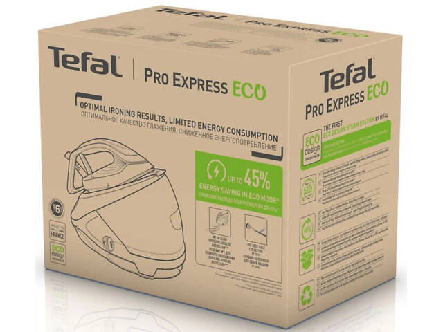Праска з парогенератором Tefal PRO EXPRESS ECO GV9E22E0 2200 Вт золотистий - Фото 4