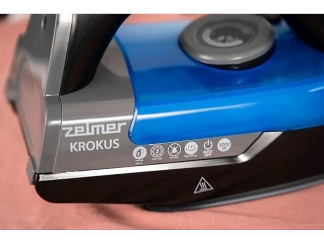 Утюг Zelmer ZIR3220 3000 Вт синий - Фото 3