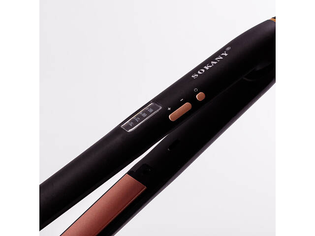 Випрямляч для волосся до 230 градусів Sokany щипці для випрямлення волосся з дисплеєм - Фото 2
