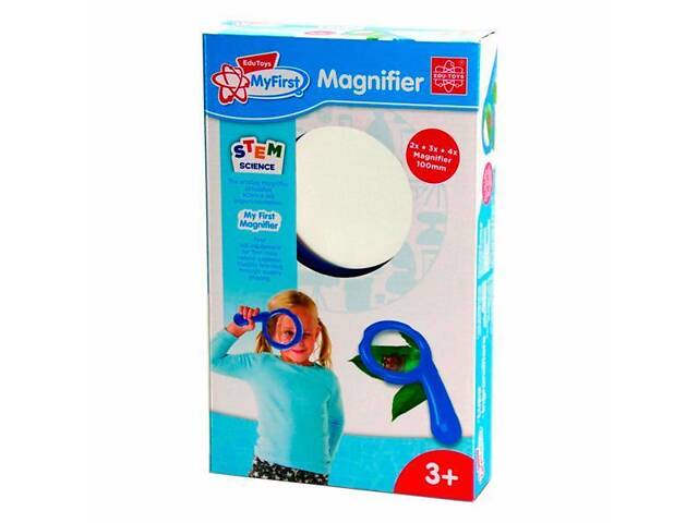Збільшувальне скло Edu-Toys 2х 3х 4 рази (JS008) - Фото 2