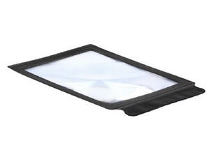 Збільшувальне скло гнучке переносне, лупа A4.