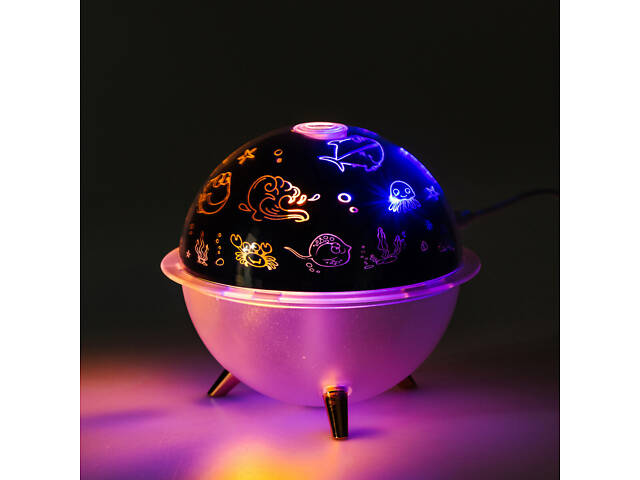 Увлажнитель воздуха-ночник с проекцией 260 мл, море HPBH17162 - Фото 2