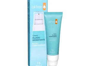 Увлажняющий крем – флюид Deliplus для лица без масел от прыщей для жирной кожи 50 мл FLUIDO HIDRATANTE