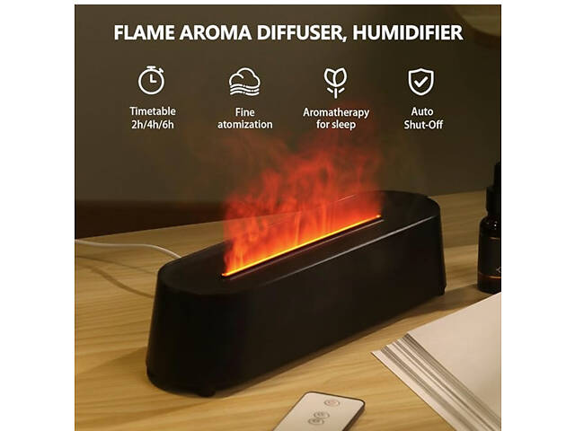 Увлажнитель воздуха с эффектом огня 200мл 9133 - Фото 2