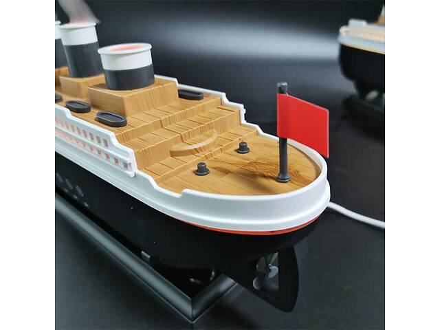 Увлажнитель воздуха с RGB подсветкой и пультом в виде корабля - Фото 7