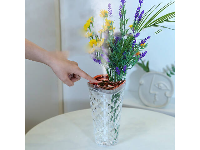 Зволожувач повітря у формі вази з RGB-підсвіткою 800 мл - Фото 7