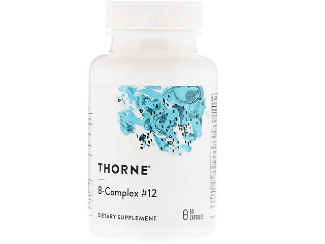 В-Комплекс №12 Thorne Research B-Complex №12 60 капсул (THR11203) - Фото 1