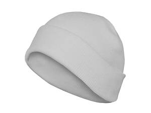 В'язана шапка біла