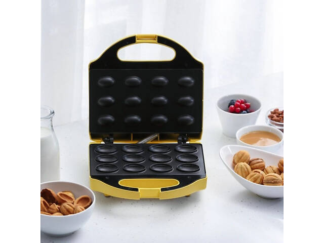 Вафельниця-Горішниця MAGIO МG-391, 750 Вт, якісна побутова вафельниця, електровафельниця - Фото 5