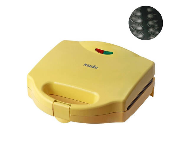 Вафельниця-Горішниця MAGIO МG-391, 750 Вт, якісна побутова вафельниця, електровафельниця - Фото 8