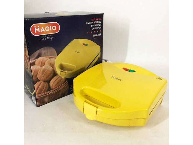 Вафельниця-Горішниця MAGIO МG-391, 750 Вт, якісна побутова вафельниця, електровафельниця - Фото 21