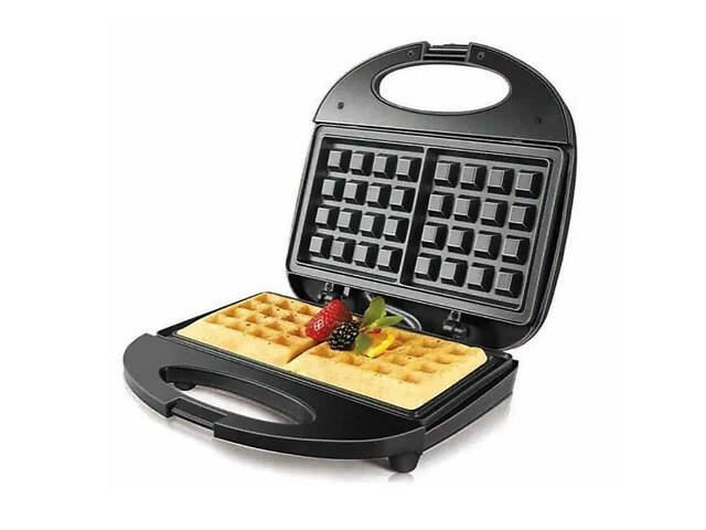 Вафельница Domotec MS-7705 электрическая с антипригарным покрытием 1000 Вт, Электро вафельница - Фото 12