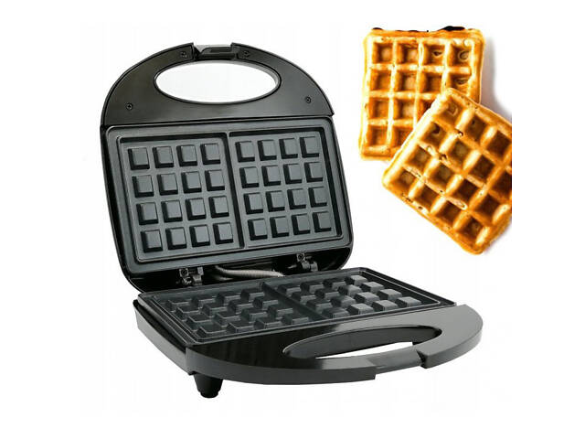Вафельница Domotec MS-7705 электрическая с антипригарным покрытием 1000 Вт, Электро вафельница - Фото 13