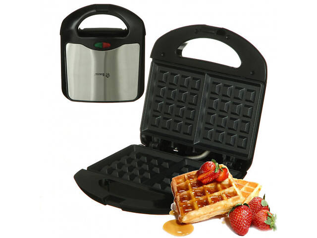 Вафельница Domotec MS-7705 электрическая с антипригарным покрытием 1000 Вт, Электро вафельница - Фото 15