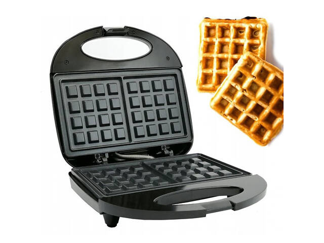 Вафельница Domotec MS-7705 электрическая с антипригарным покрытием 1000 Вт, Электро вафельница - Фото 17