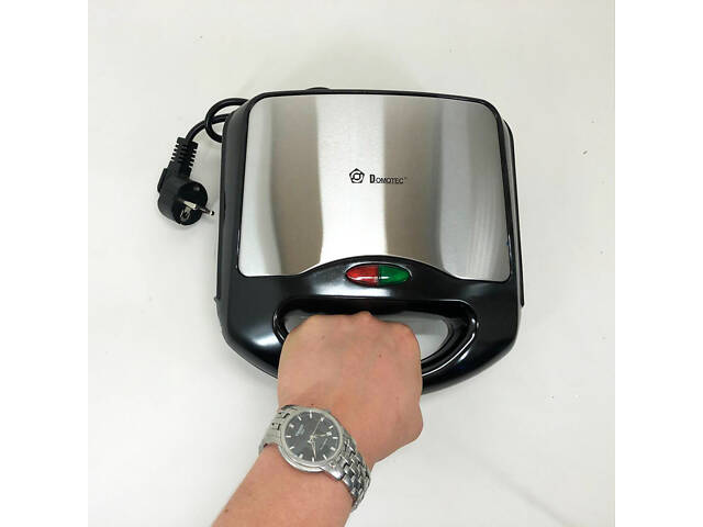 Вафельница Domotec MS-7705 электрическая с антипригарным покрытием 1000 Вт, Электро вафельница - Фото 19